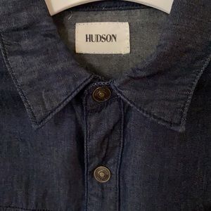 Hudson denim button down